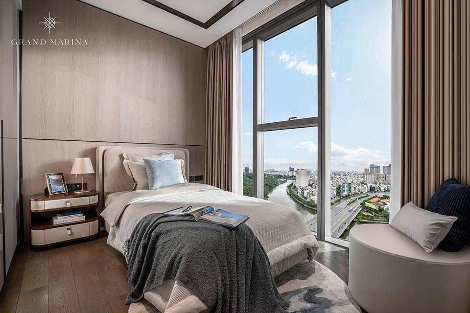 Actual Marriott luxury apartment at Grand Marrina Saigon