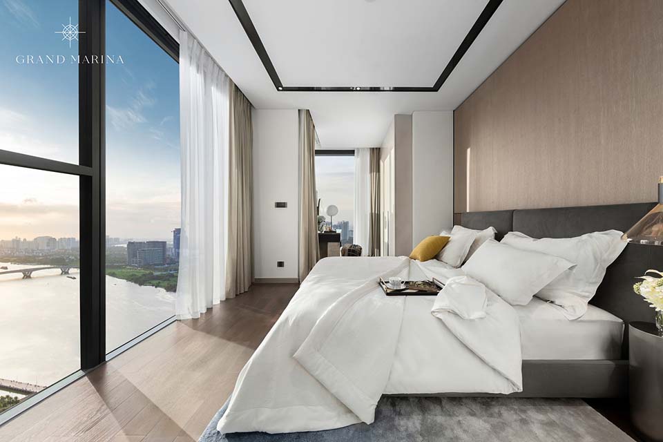 Actual Marriott luxury apartment at Grand Marrina Saigon