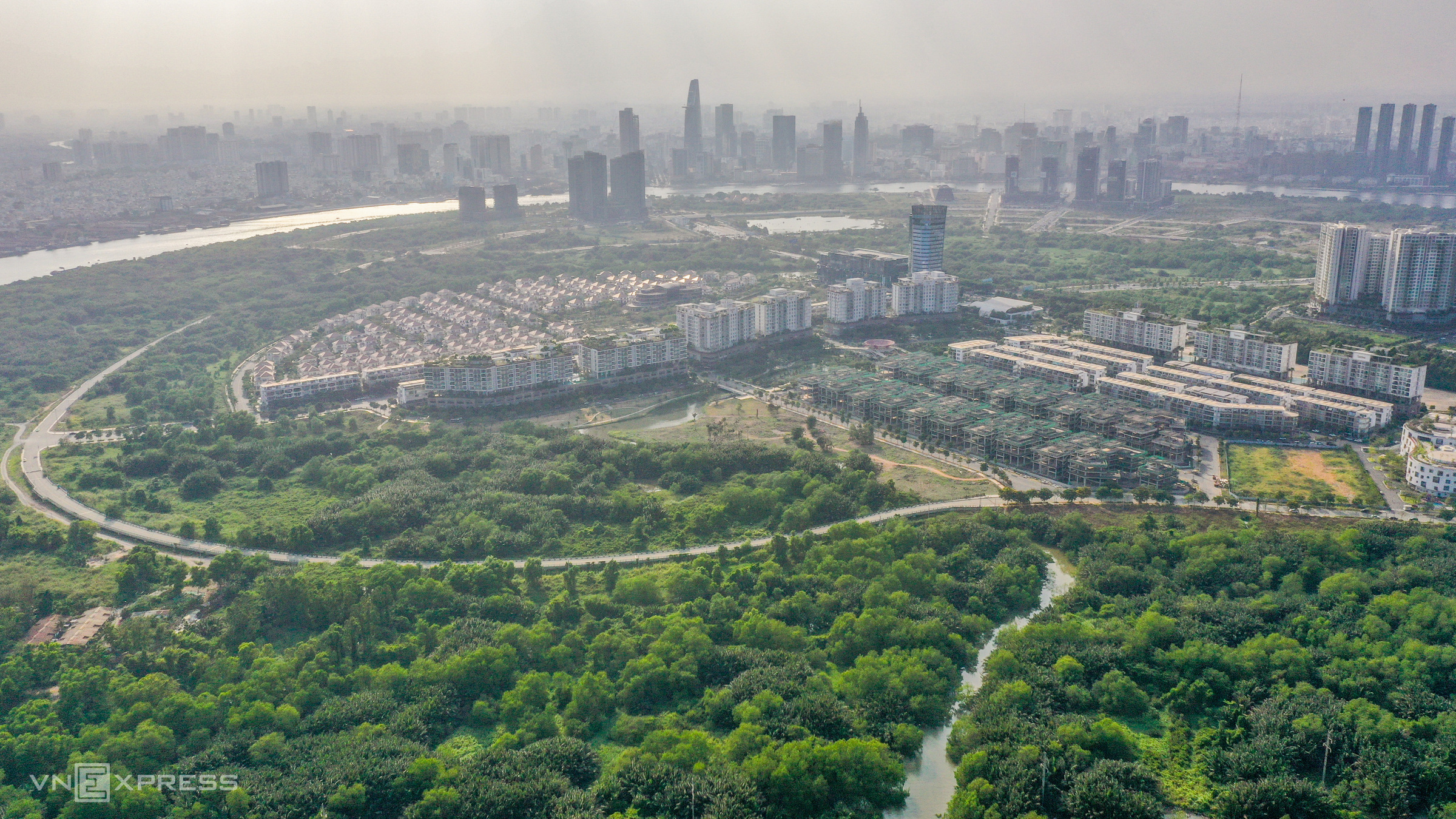 Current status of Thu Thiem urban area