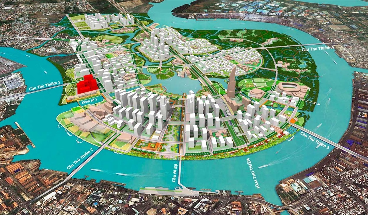 Planning of Thu Thiem urban area