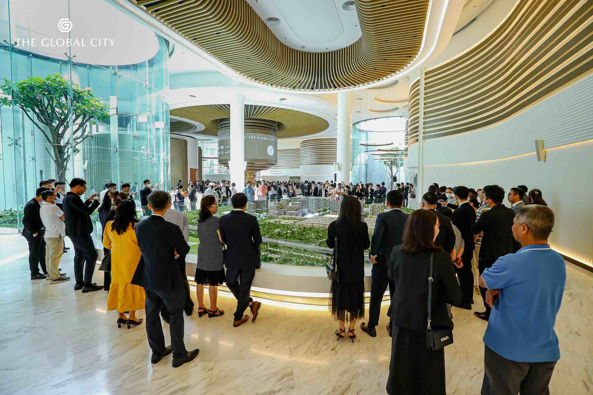 Many investors visit Global City model home