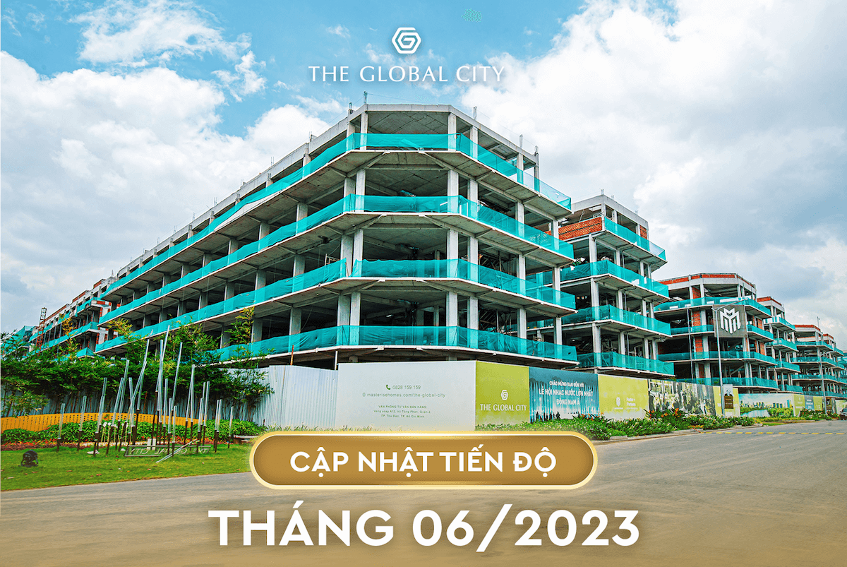 Tiến độ nhà phố Soho - The Global City