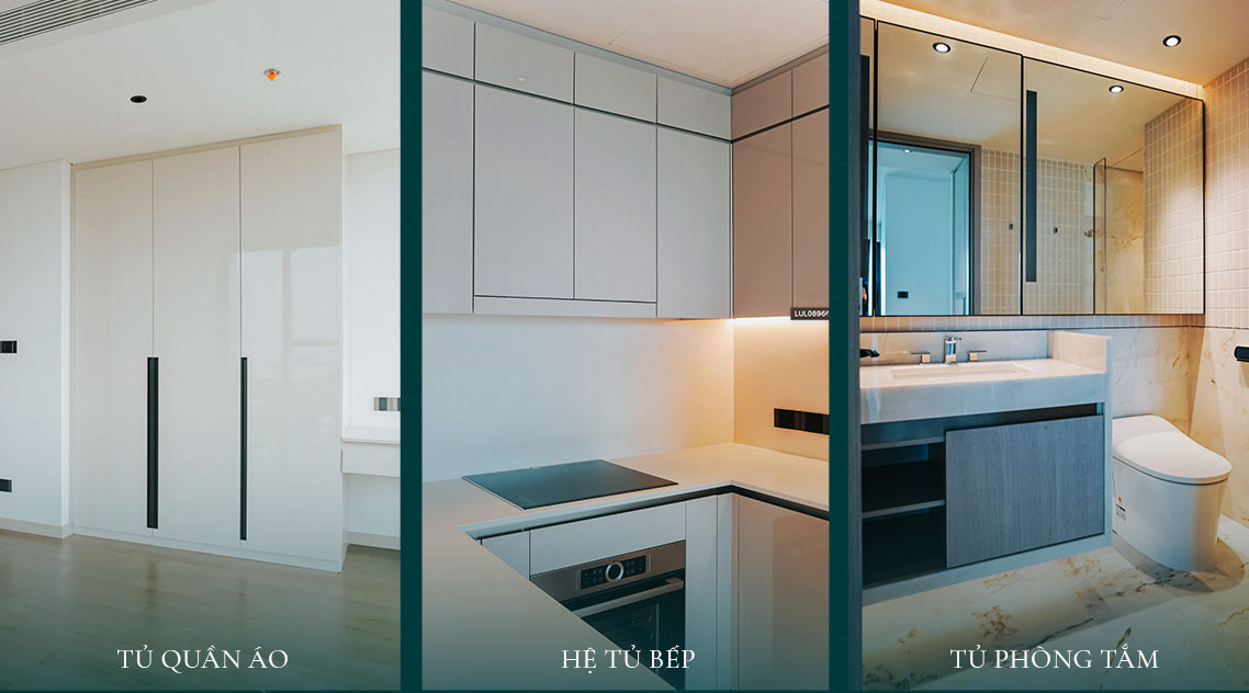 Completed by the Italian Fit Out team, the interior wall details inside the Marriott luxury apartment at the Lake tower are 100% made in Italy.