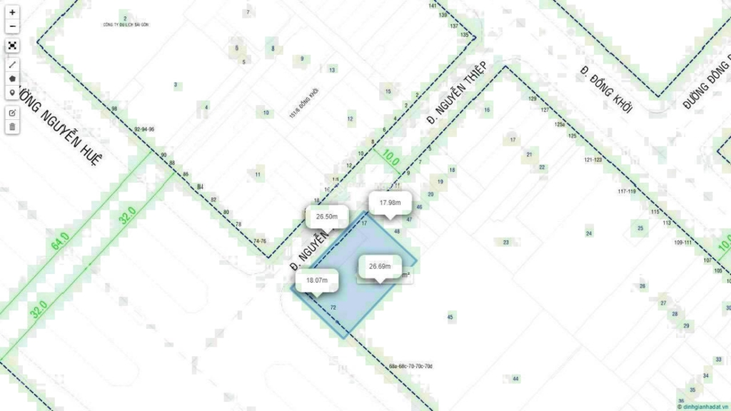 Selling a villa on Nguyen Hue Street, District 1