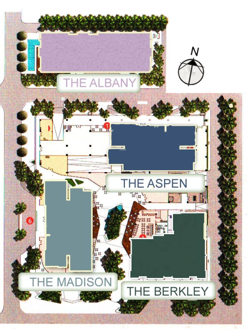Architectural diagram of Gateway Thao Dien project