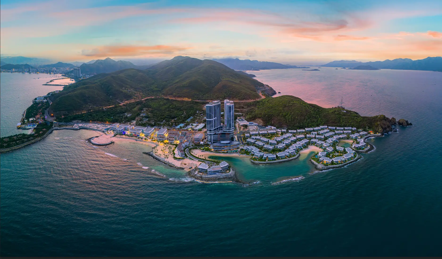 Panorama of Gran Melia Nha Trang resort