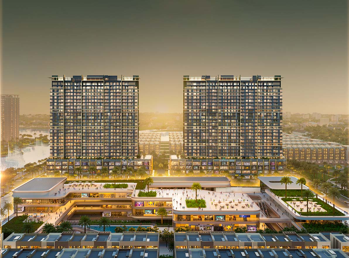 Lumiere Midtown is opposite a shopping mall of up to 123,000m2