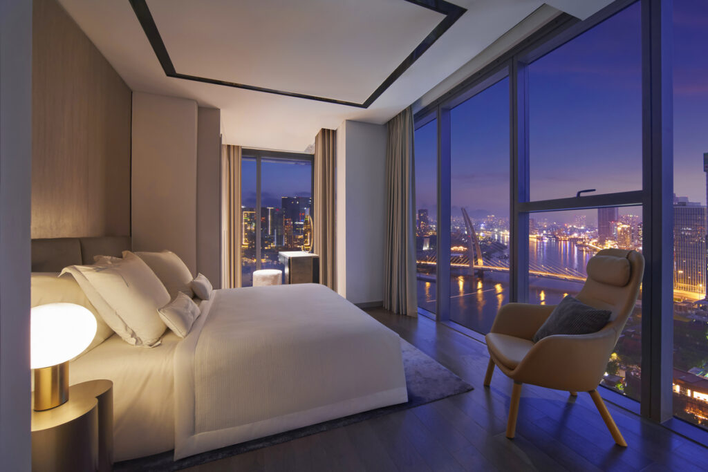 Không gian sống mang dấu ấn đặc trưng của thương hiệu JW Marriott tại tòa Sea, Grand Marina, Saigon.