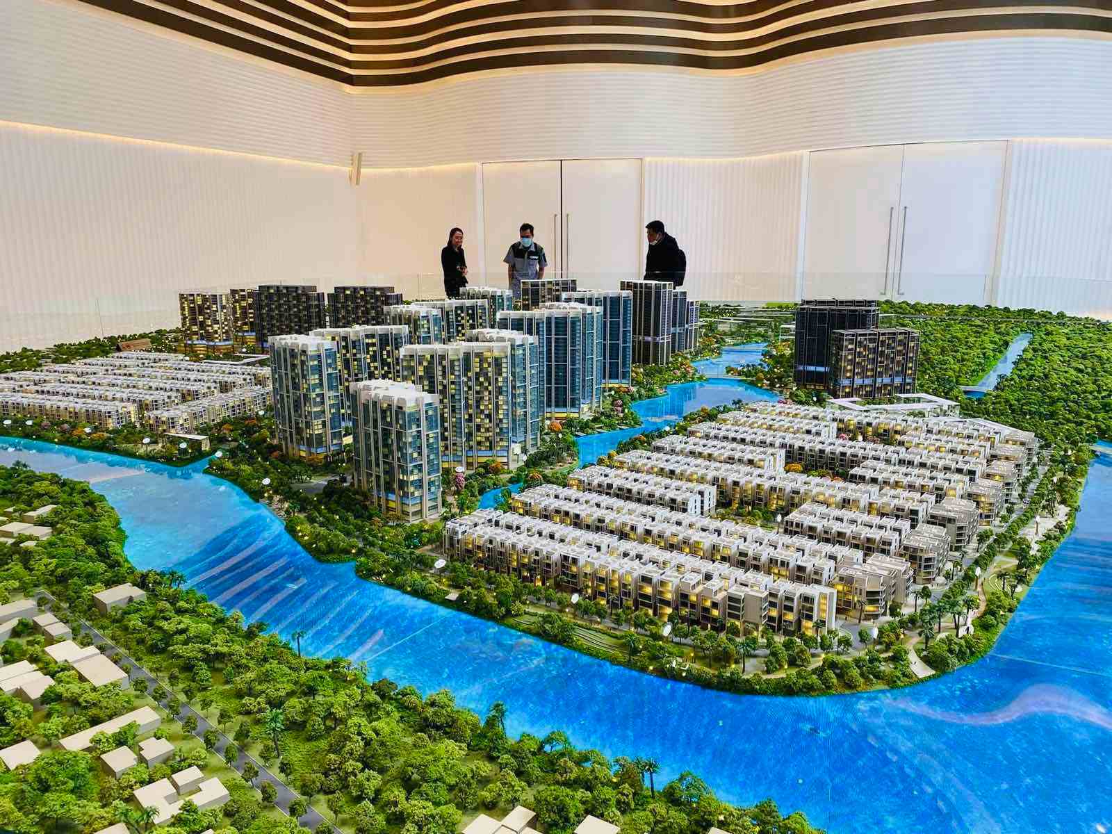 Sa bàn dự án The Global City tại Sale Gallery