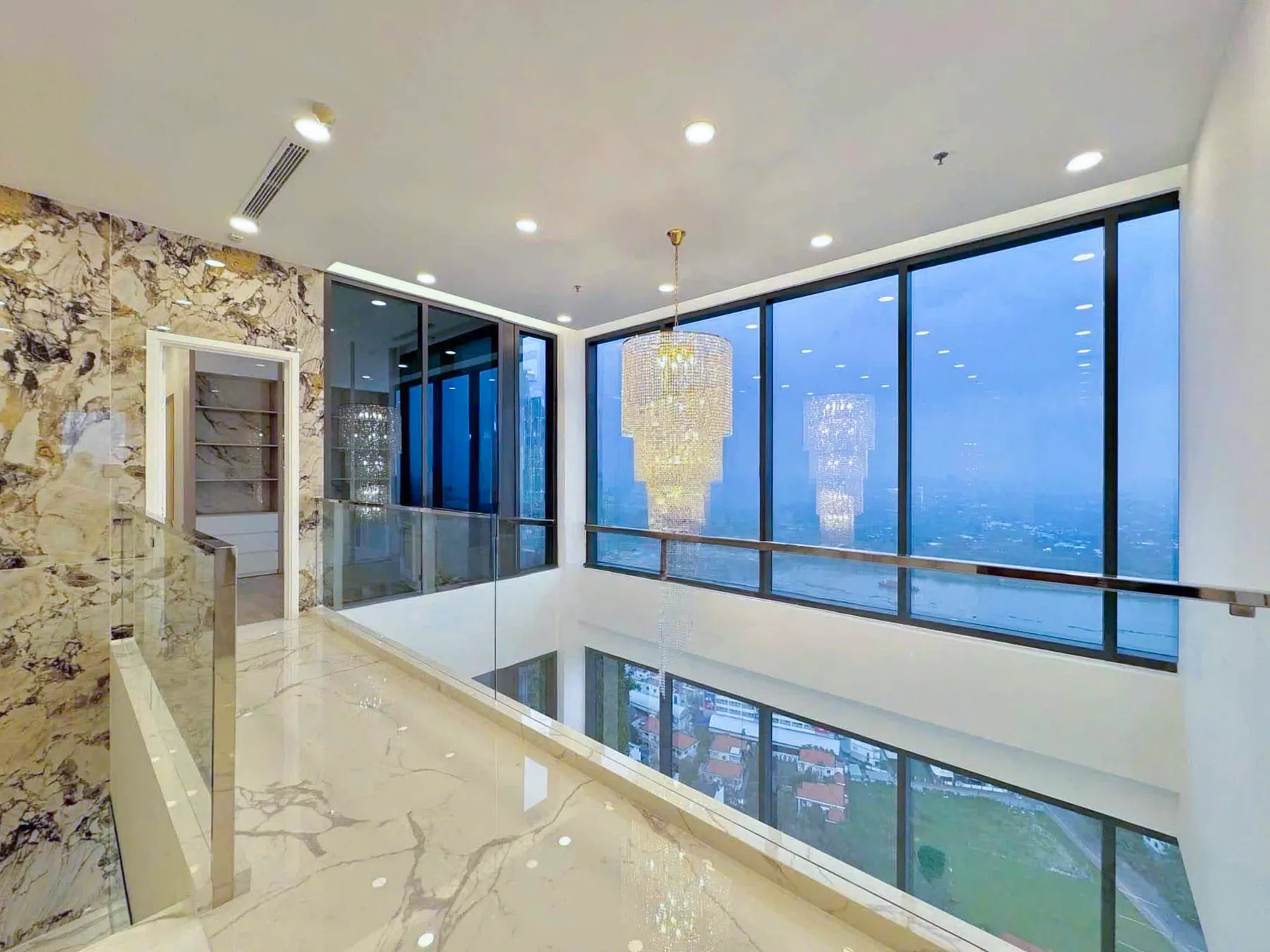 View of Penthouse for rent at Lumiere Riverside, Thao Dien » Saigon Luxury